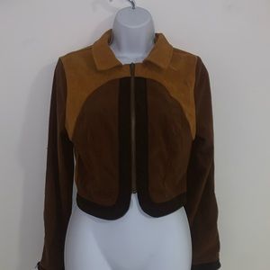 Cider Brown and Tan Jacket